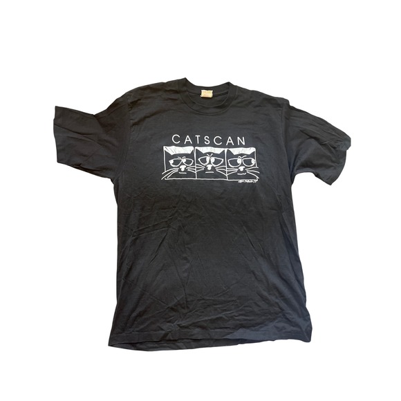 Other - NWOT Vintage Tee "Cat Scan" by Lulu Cotheslime Co 100% Cotton Sz XL.